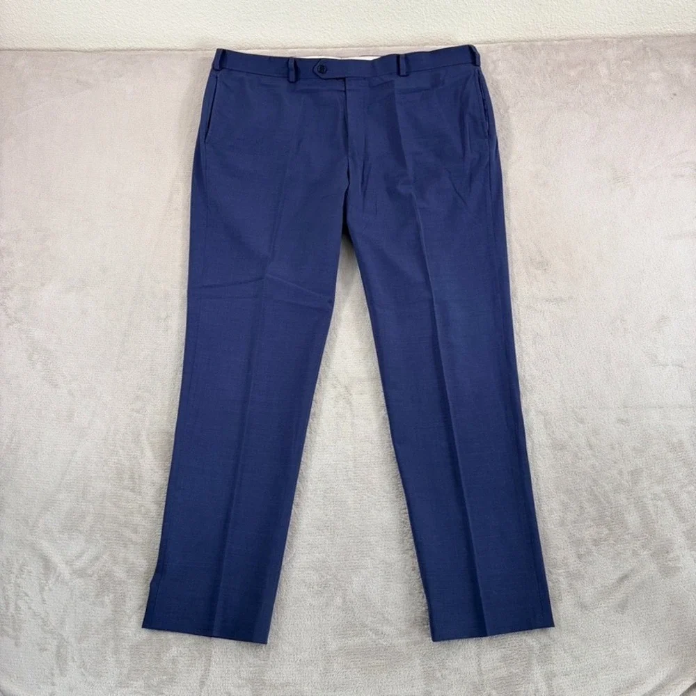 Brooks Brothers Explorer Regent Fit Suit in Blue Stretch Wool Men 50L Designer